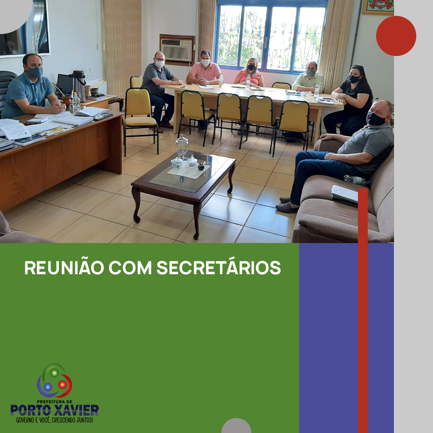 REUNIÃO COM OS SECRETÁRIOS MUNICIPAIS